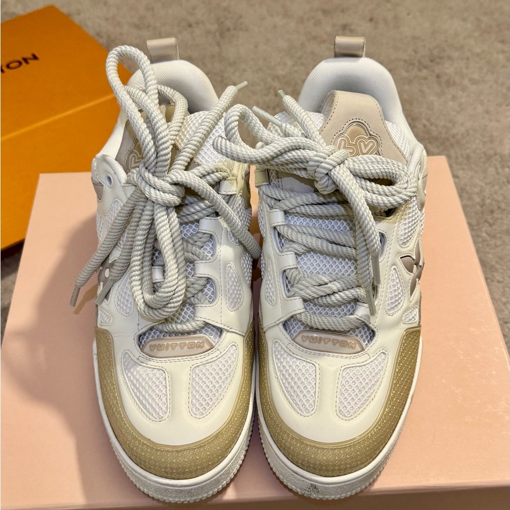 Louis Vuitton LV Skate Sneaker - Beige/White (Size 40)